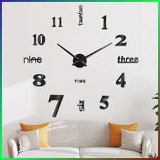 3D Wanduhr XXL Modernes Design