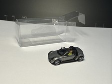 Busch 1:87 / H0 #49305 Smart Roadster Cabrio mit Figur grau/ schwarz  EVP  EMA70