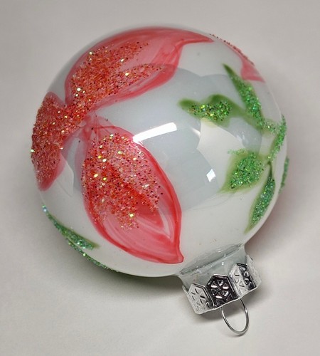Christmas ball glass - , hand