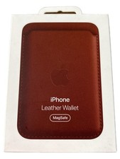 Apple iPhone Leder Wallet MagSafe Braun Handytasche Kartenhalter