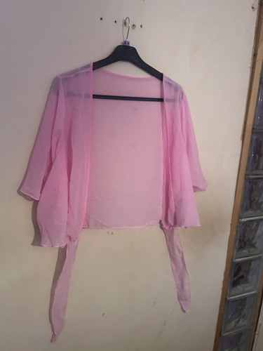 Damen chiffon rosa cover - cover, up