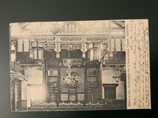 Postk. 1.8.1906 v. Tsingtau n. Wilhelmshaven Motiv Theater Tsinanfu