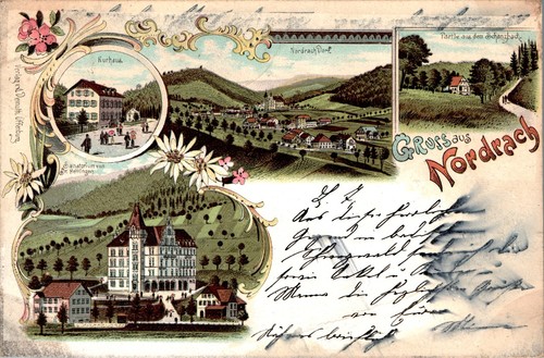 Litho gruss aus - litho, nordrach