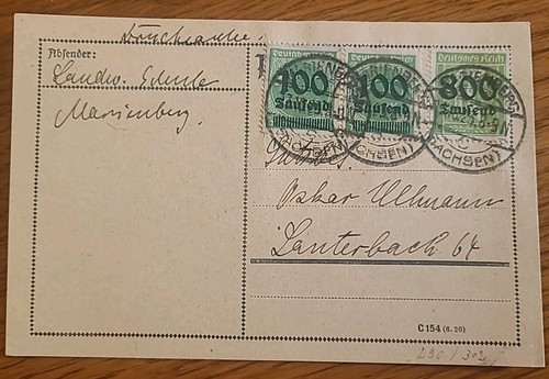 Karte marienberg 1923 mif - marienberg,
