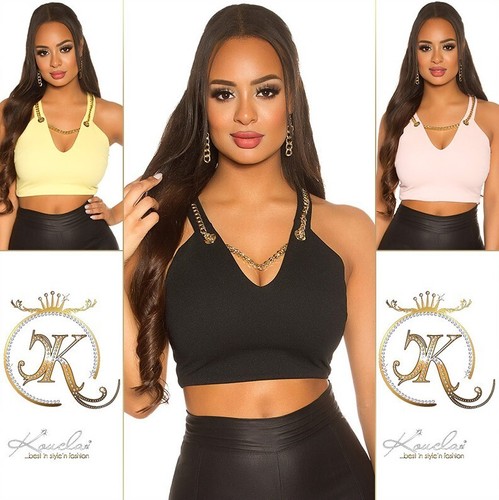Sexy crop top mit - crop,