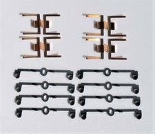 ADE 2 Satz Metallteile für Drehgestelle (8 x Kontaktfeder und 8 x Lagerbügel )