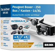 ANHÄNGERKUPPLUNG für Peugeot