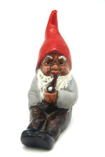 Antiker kleiner Gartenzwerg