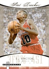 BJ Armstrong - 2007-08 Fleer Hot Prospects - Stat Tracker #ST-7