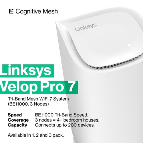 Linksys velop pro mesh wifi - linksys,