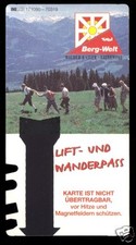 Lift- und Wanderpass, Hohe Salve, Tirol, 1997