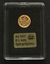 Gold Quadriga, Medaille 585er