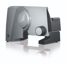 GRAEF Allesschneider G 59 + Glattes Edelstahlmesser, 170W, Metall, kompakt