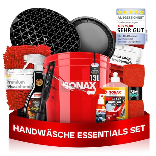 Sonax wascheimer set 13l mit - wascheimer,