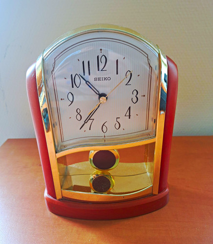 Analoge seiko tischuhr mit - analoge,