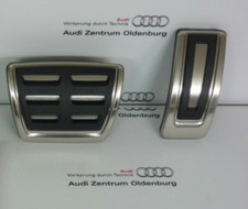 Original Audi Pedalkappen, Edelstahl Pedalkappen, Audi A1/A3/Q2/Q3, S-tronic