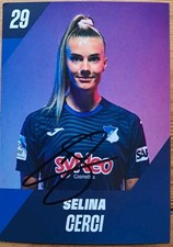 Selina Cerci Orig Autogramm signiert TSG Hoffenheim 2025/26 DFB - AK