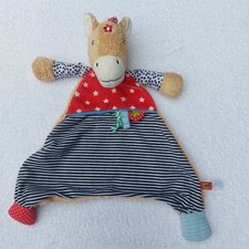 Spiegelburg ♥♥ Esel Pferd Pony bunt Schmusetuch Schnuffeltuch Kuscheltuch