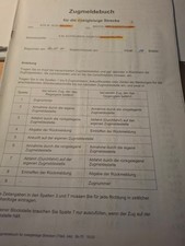 DB - Zugmeldebuch von Rohl bis Weissenthurm 2011 - Betgriebsstelle Andernach