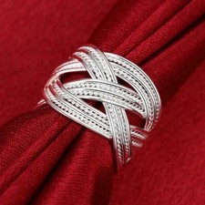 Eleganter Silber 925 ring mit