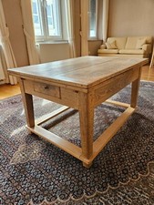 antiker Küchentisch, ausziehbar, B/H/T 1,02m x 0,58m x 0,72m