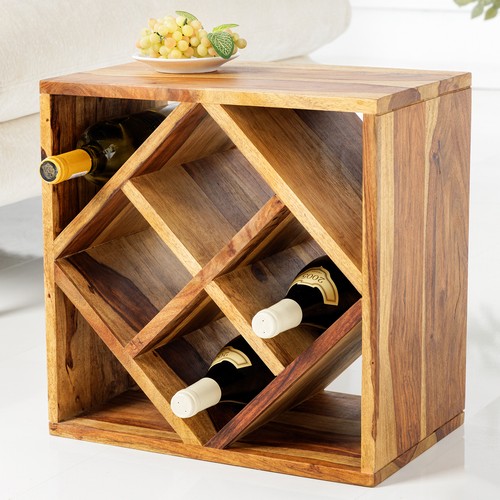 Massivholz weinregal cubus - weinregal,
