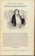 Heimliche Könige. Novellen. Übersetzt von Else von Hollander.  Gesammelte Werke.