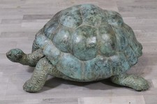 76cm Schildkröte Reptilie Bronze Figur Gartenfigur (MVL4767)