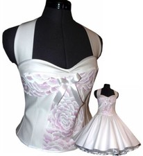 50er Jahre Brautkleid weiß