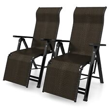 Liegestuhl klappbar Rattan