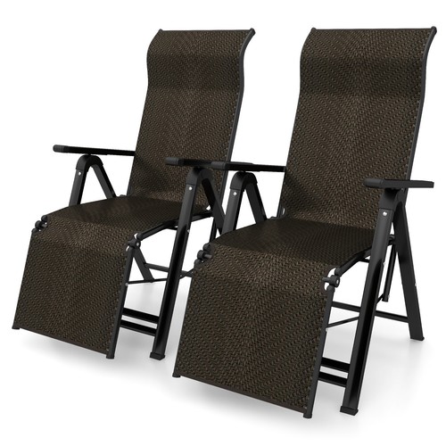 Liegestuhl klappbar rattan - liegestuhl,