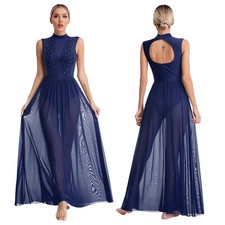 Damen Lyrische Tanzkleider