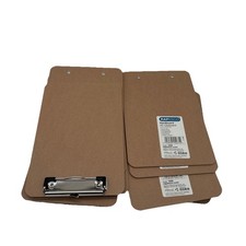 Rapesco 1608 Business Pack: 12 Hardboard Clipboard, A5, Klemmbrett B-Ware
