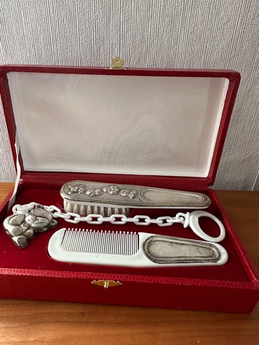 Taufgeschenk silber 835 - 835, kamm