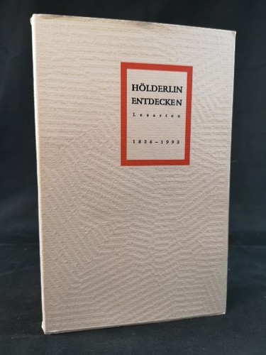 Holderlin entdecken lesarten - holderlin,