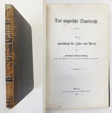 Ungarn Recht / Schuler-Libloy