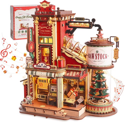 Holzpuzzle spieluhr - 3d,