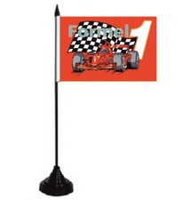 Tischflagge Formel 1 rot Fahne