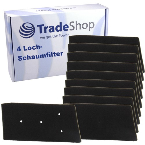 10x schaumfilter filter für - filter,