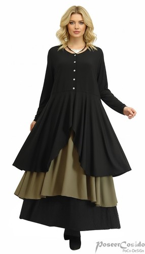 Lagenlook chasuble long shirt - chasuble, long-shirt