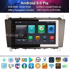 PX6 Autoradio Android 9.0 DAB+Navi für Mercedes Benz C/CLC/G Klasse W203 W463