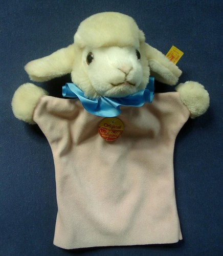 Steiff handpuppe schaf - steiff,