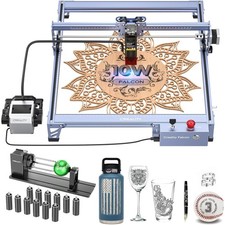 Creality 10W CR-Laser Falcon Graviermaschine mit Air Assist & Rotary Roller