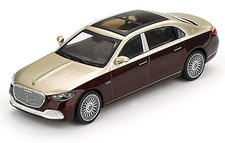 MB Mercedes Benz Maybach S680  - gold / darkred - Mini GT 1:64