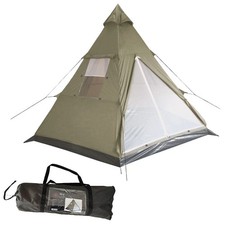 Indianer Zelt Tipi oliv