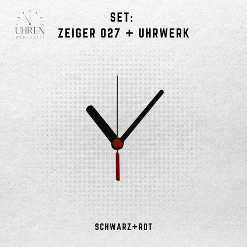 Quarzuhrwerk lautlos mit
