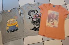 3 T-Shirts Gr. L Tweety sheepworld Minion Damen Teens Mädchen