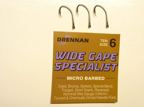 Drennan haken wide gape - haken,,