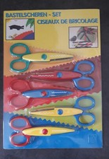 Kinder Motivscheren Zick-Zack-Scheren Bastelscheren Konturenscheren Set 5 Stück