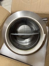 ORANIER Kamin-Durchführung mit Absperrklappe; Zuluft; externe Verbrennungsluft. 